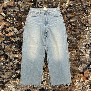 NWT Madewell Perfect Vintage Wide-Leg Crop Jean